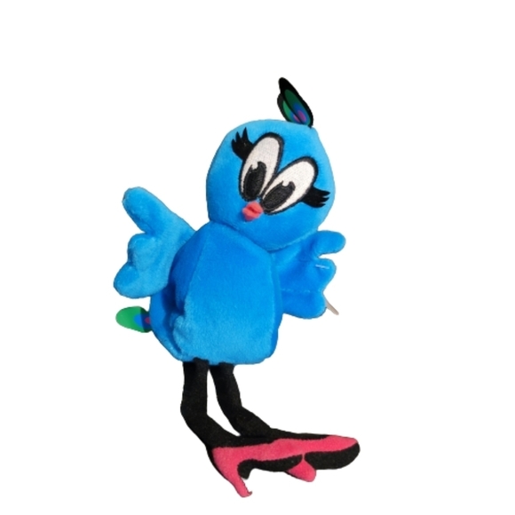 Penelope Stuffed Blue Peacock Red Heels, JC Penney’s Privilege - Picture 6 of 12